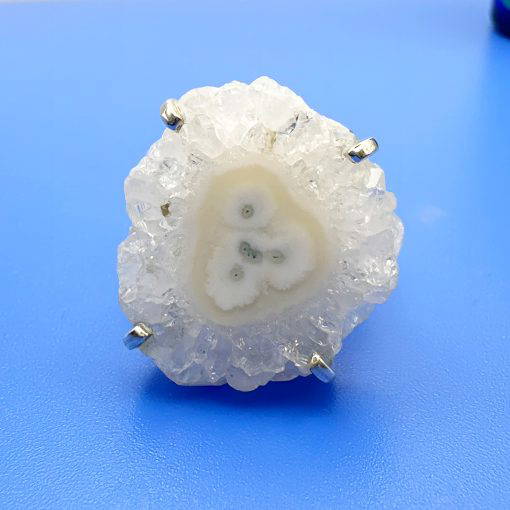 Solar Quartz Claw Set Ring Size P - Image 2