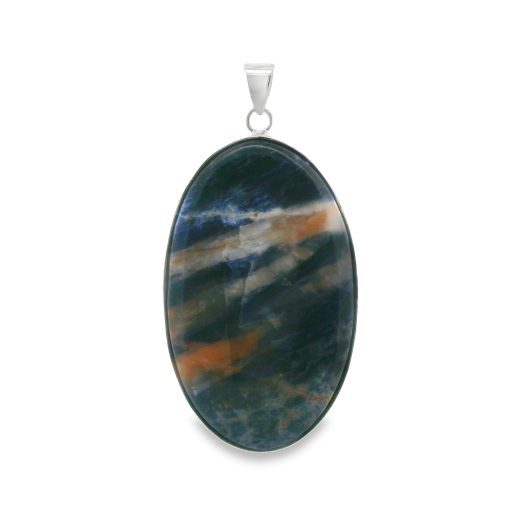 Sunset Sodalite Large Oval Pendant 13.5g
