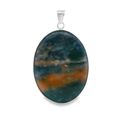 Sunset Sodalite Oval Pendant 12g