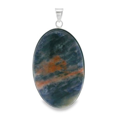 Sunset Sodalite Large Oval Pendant 15.8g