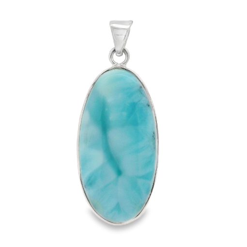 Larimar Oval Pendant 7.5g