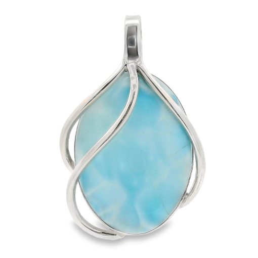 Larimar Large Oval Pendant 12.5g