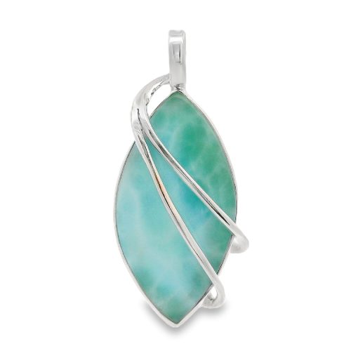 Larimar Marquis Pendant 5.1g