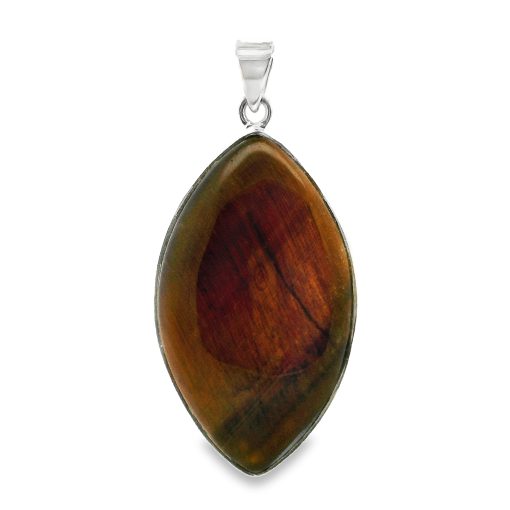 Tigers Eye Golden Marquis Pendant 11g