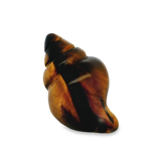 Tigers Eye Golden Carved Shell 15g