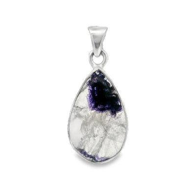 Blue John Peardrop Pendant 3g
