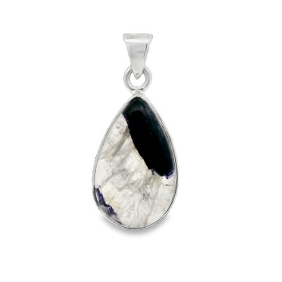 Blue John Peardrop Pendant 3.1g