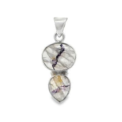 Blue John Pendant 2.4g