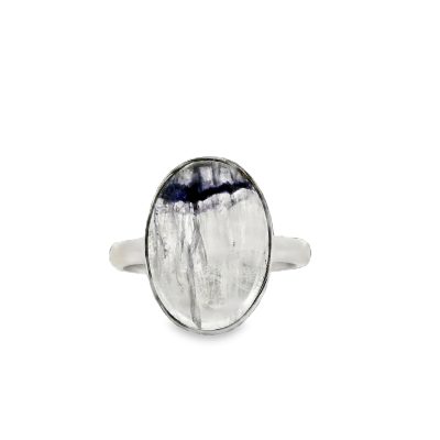 Blue John Oval Ring Size R