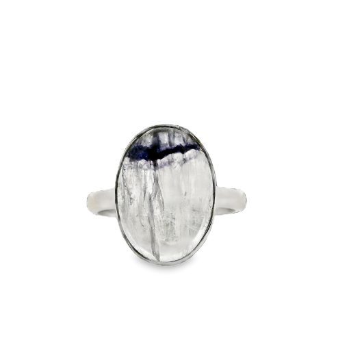 Blue John Oval Ring Size R