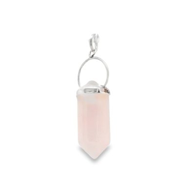 Rose Quartz Point Pendant 2.9g