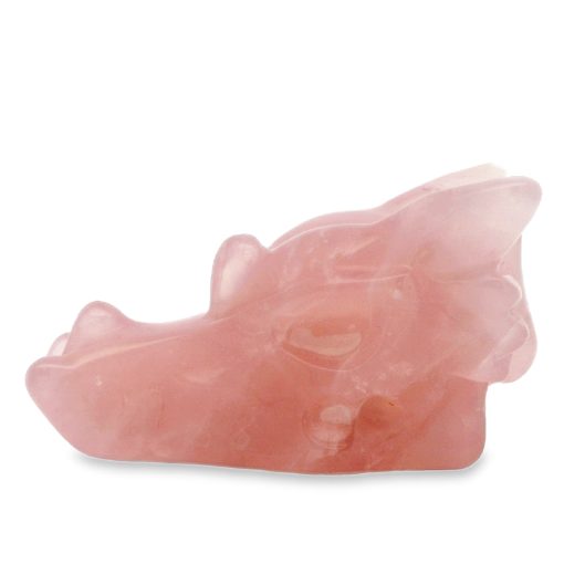 Rose Quartz Dragon Skull 76.2g - Image 2