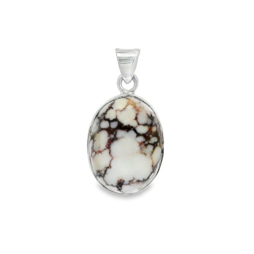 Wild Horse Magnesite Oval Pendant 3.8g