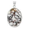 Wild Horse Magnesite Oval Pendant 10.4g