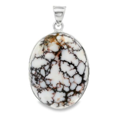 Wild Horse Magnesite Oval Pendant 10.4g
