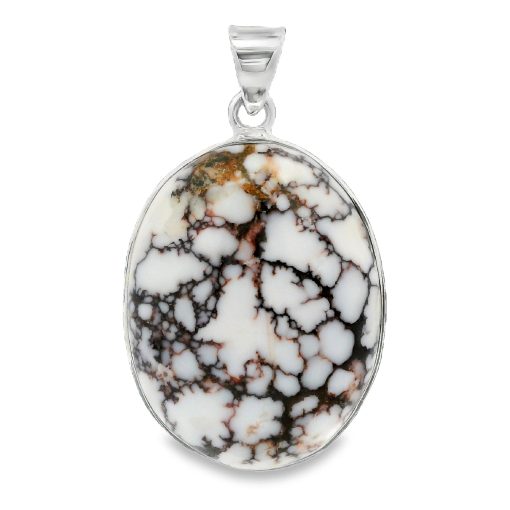 Wild Horse Magnesite Oval Pendant 10.4g