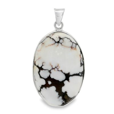 Wild Horse Magnesite Oval Pendant 10.9g