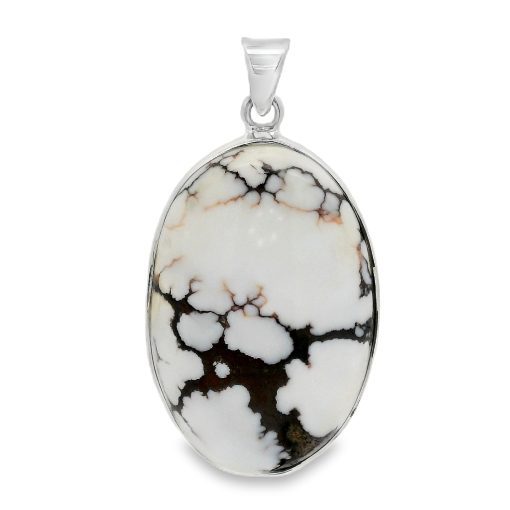 Wild Horse Magnesite Oval Pendant 10.9g
