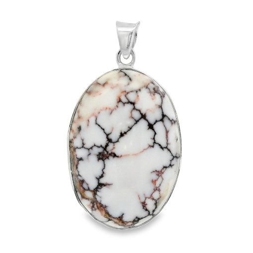 Wild Horse Magnesite Oval Pendant 10g