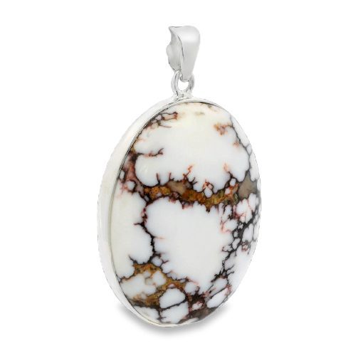 Wild Horse Magnesite Large Oval Pendant 15.8g - Image 2