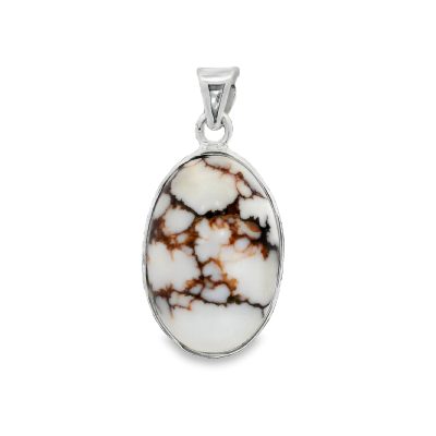 Wild Horse Magnesite Oval Pendant 4.7g