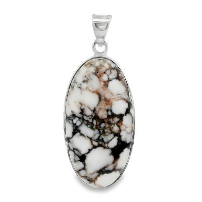 Wild Horse Magnesite Oval Pendant 9.3g