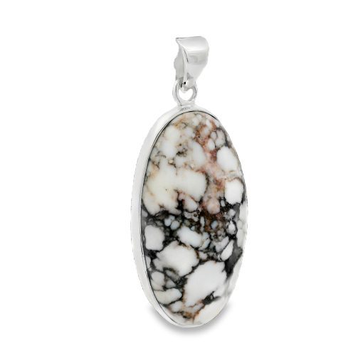 Wild Horse Magnesite Oval Pendant 9.3g - Image 2