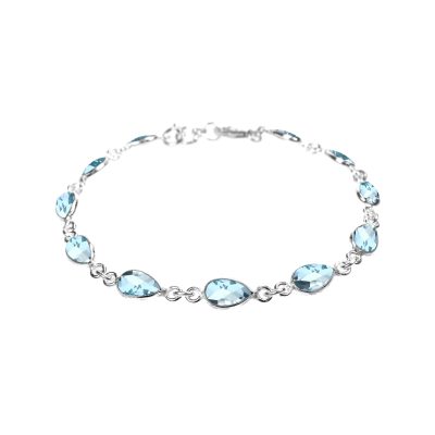 Blue Topaz Multi Stone Bracelet 6g