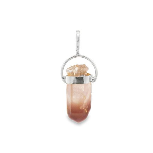Lithium Light Quartz Point Pendant 1.9g