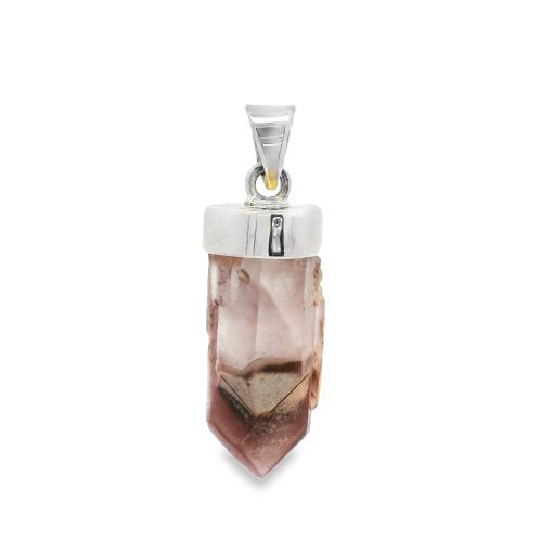 Lithium Light Quartz Point Pendant 5.9g