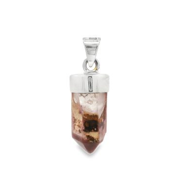 Lithium Light Quartz Point Pendant 3.8g