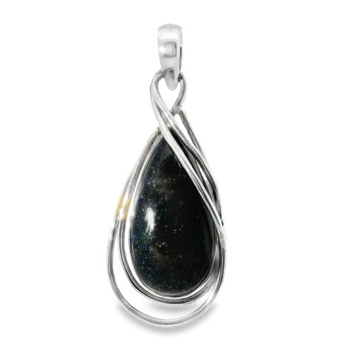 Blue Sunstone Peardrop Pendant 5.6g