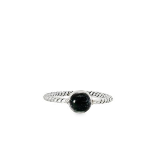 Blue Sunstone Ring Size R