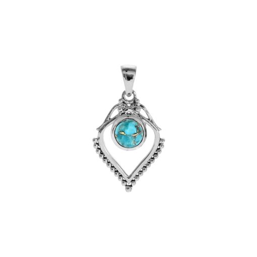 Copper Mohave Turquoise Pendant 3.5g