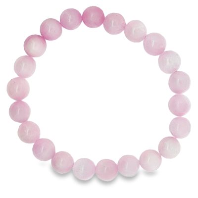 Kunzite Elasticated Beaded Power Bracelet 22g