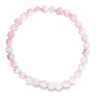 Kunzite Elasticated Beaded Power Bracelet 10g