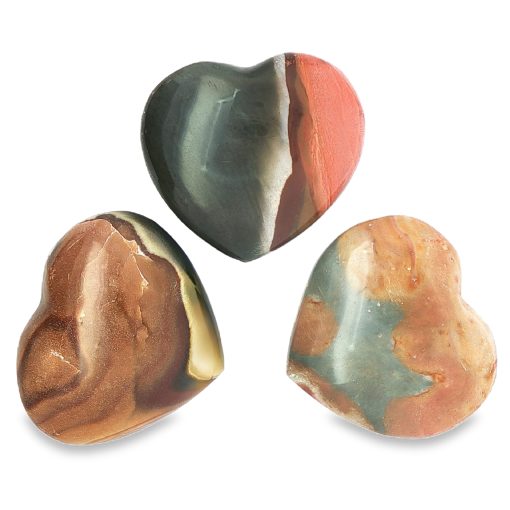 Polychromatic Jasper Heart 21-29g