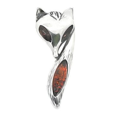 Amber Fox Pendant 4.2g