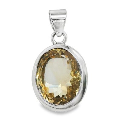 Citrine Oval Pendant 13.6g