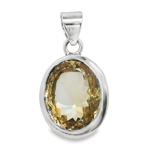Citrine Oval Pendant 13.6g