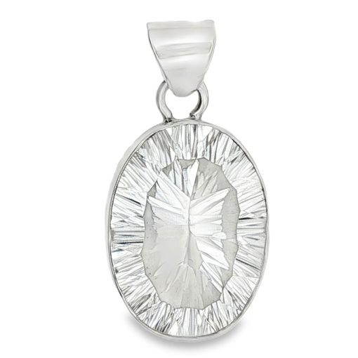 Clear Quartz Oval Pendant 13.6g - Image 2