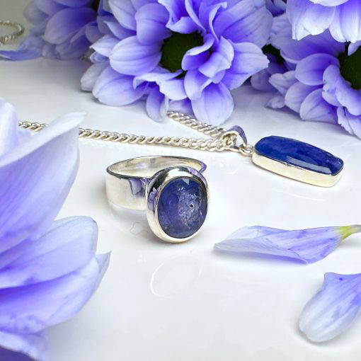 Tanzanite Rectangular Pendant 3.8g - Image 2