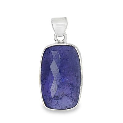 Tanzanite Rectangular Pendant 3.8g