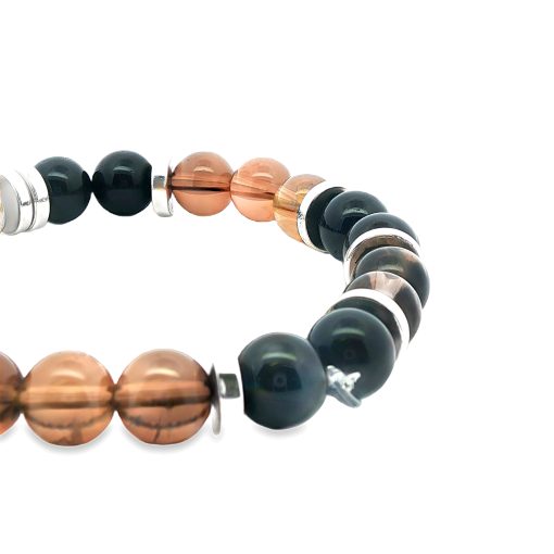 Smoky Quartz, Obsidian & Pyrite - Image 3