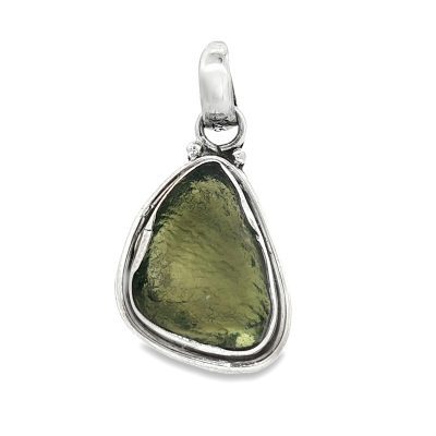 Moldavite Raw Pendant 2.1g