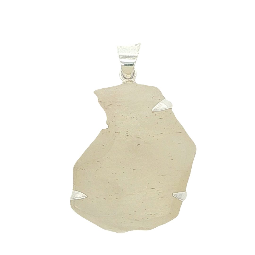 Libyan Gold Raw Claw Set Pendant 6.3g