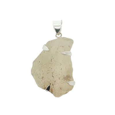 Libyan Gold Raw Claw Set Pendant 6.6g