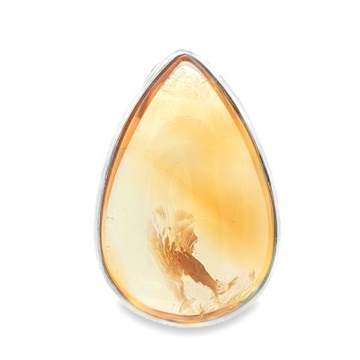 Citrine Pear Drop Pendant 13.3g