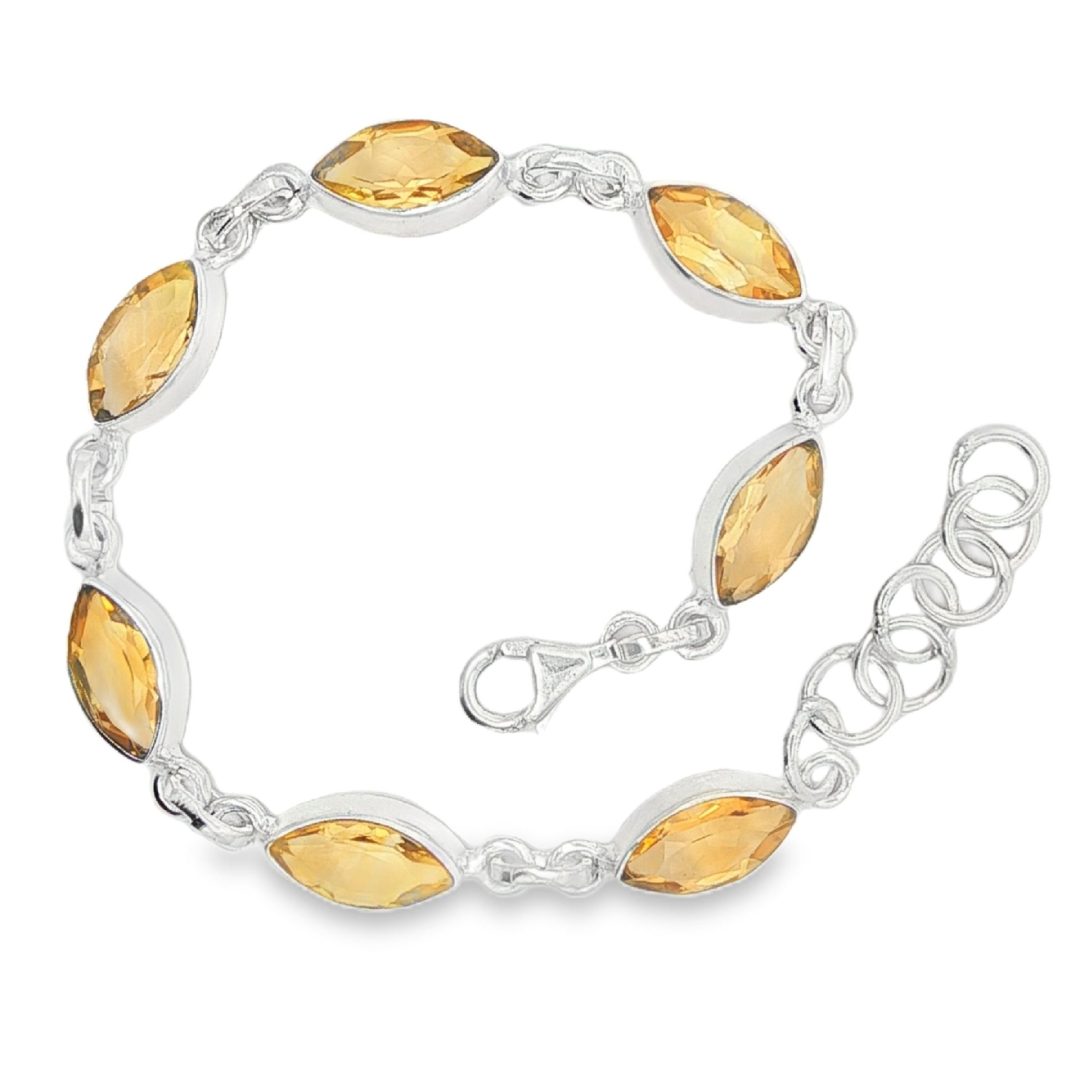 Citrine Marquise Bracelet 11.7g