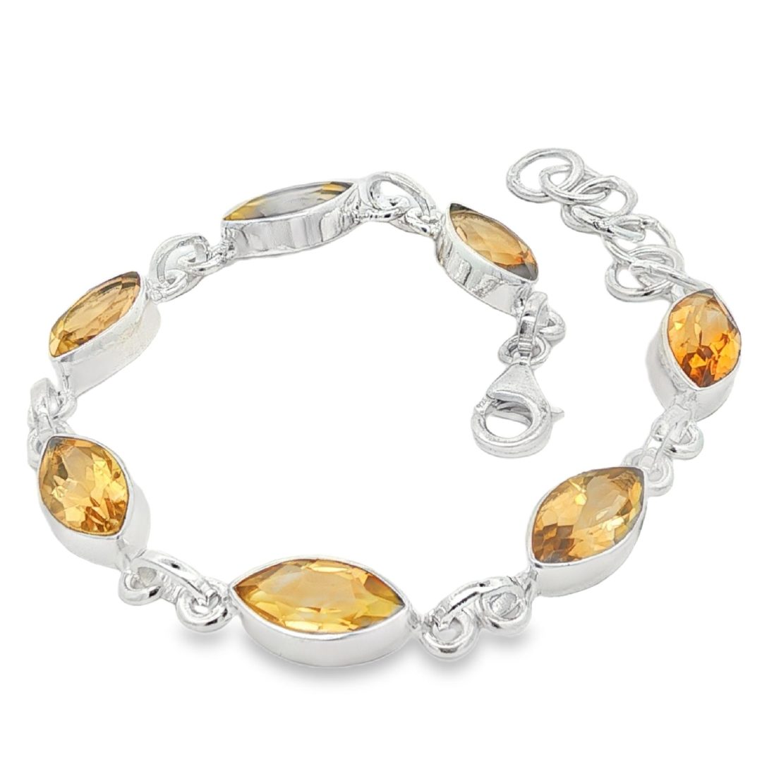 Citrine Marquise Bracelet 11.7g - Image 2